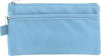 Kangaro pennenzak, plat, 21 x 11 cm, pastel blauw Kangaro pennenzak, plat, 21 x 11 cm, pastel blauw