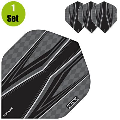 Pentathlon Pentathlon TDP Lux Vision Black Dartflights - Grijs
