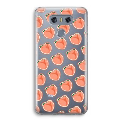 Just peachy: LG G6 Transparant Hoesje