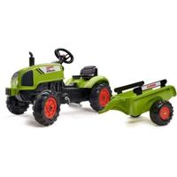 FALK Claas traptrekker met aanhanger