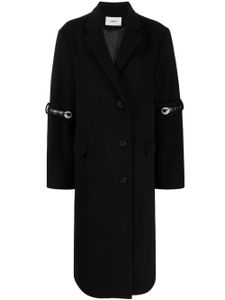 Coperni manteau à détail de boucle - Noir