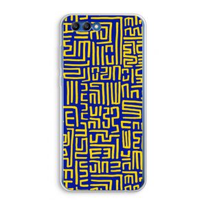 Majorelle Blue Print: Honor 10 Transparant Hoesje