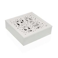 Doos-Juwelenkistje Versa GATTO Hout MDF 24 x 7 x 24 cm