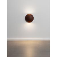 Lyora WandlampPasso dubbel roestbruin - 9136415