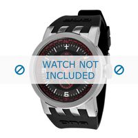 Invicta horlogeband 10393 DNA Rubber Zwart 32mm - thumbnail