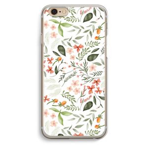 Sweet little flowers: iPhone 6 / 6S Transparant Hoesje