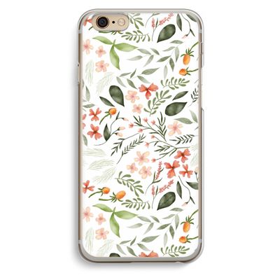 Sweet little flowers: iPhone 6 / 6S Transparant Hoesje