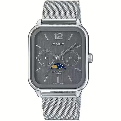 Casio MTP-M305M-8AVER Grijs Zilverkleurig Heren horloge