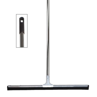 Vloertrekker / watertrekker - metaal en rubber - B60 cm - steel kunststof zilver