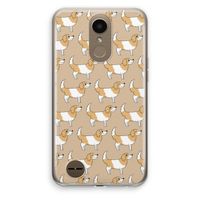 Doggy: LG K10 (2017) Transparant Hoesje Doggy: LG K10 (2017) Transparant Hoesje