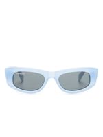 Off-White Eyewear lunettes de soleil Matera à monture rectangulaire - Bleu