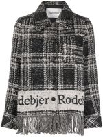 Rodebjer veste Olivia à logo imprimé - Noir