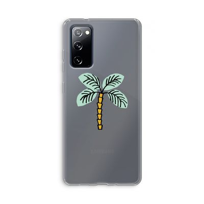 Palmboom: Samsung Galaxy S20 FE / S20 FE 5G Transparant Hoesje