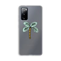 Palmboom: Samsung Galaxy S20 FE / S20 FE 5G Transparant Hoesje