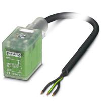 Phoenix Contact SAC-3P- 5,0-PUR/B-1L-R-ES 1401338 Klepstekker met aangegoten kabel Zwart Inhoud: 1 stuk(s)