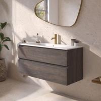 Ben Tendenza badmeubel incl. keramische wastafel 100x46x62cm prime oak