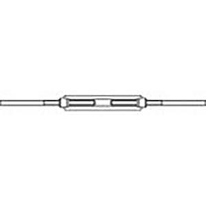 TOOLCRAFT TO-6866040 Spanmoer met 2 laseinden M30 Staal Verzinkt DIN 1480 1 stuk(s)