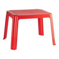 Kunststof kindertafel rood 55 x 66 x 43 cm - thumbnail