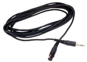 AKG 3m, mini XLR - 3.5mm audio kabel XLR (3-pin) Zwart