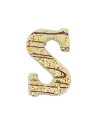 051 Chocoladeletter Wit Pistache 125 G