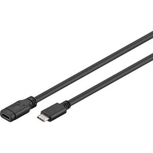 Goobay 45393 USB-kabel USB 3.2 Gen 1 (3.1 Gen 1) 1 m USB C Zwart