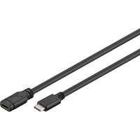 Goobay 45393 USB-kabel USB 3.2 Gen 1 (3.1 Gen 1) 1 m USB C Zwart - thumbnail