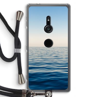Water horizon: Sony Xperia XZ2 Transparant Hoesje met koord