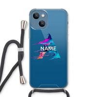 Abstract Spectrum: iPhone 13 Transparant Hoesje met koord