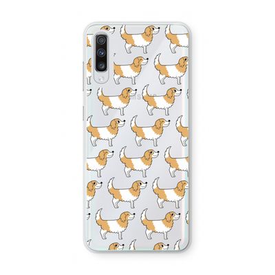 Doggy: Samsung Galaxy A70 Transparant Hoesje