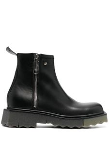 Off-White bottines Sponge à semelle contrastante - Noir