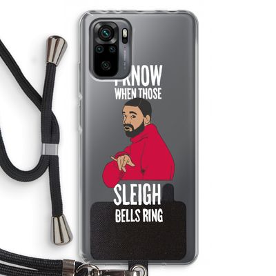 Sleigh Bells Ring: Xiaomi Redmi Note 10 Pro Transparant Hoesje met koord