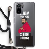 Sleigh Bells Ring: Xiaomi Redmi Note 10 Pro Transparant Hoesje met koord