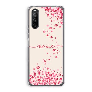 Hartjes en kusjes: Sony Xperia 10 III Transparant Hoesje