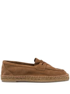 Castañer espadrilles en cuir - Marron