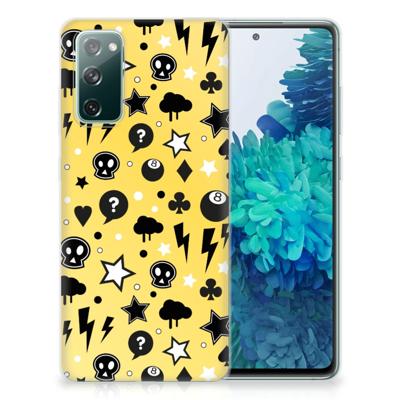 Silicone Back Case Samsung Galaxy S20 FE Punk Geel Silicone Back Case Samsung Galaxy S20 FE Punk Geel