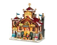 North Pole Outfitters 18x30x31 cm Kersthuisje - Lemax