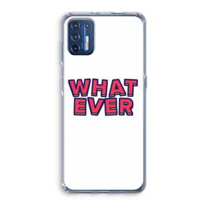 Whatever: Motorola Moto G9 Plus Transparant Hoesje