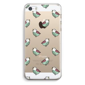 Vogeltjes: iPhone 5 / 5S / SE Transparant Hoesje