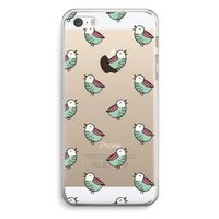 Vogeltjes: iPhone 5 / 5S / SE Transparant Hoesje