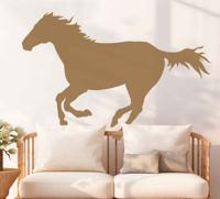 Wanddecoratie stickers Galopperend paard - thumbnail