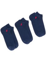 Polo Ralph Lauren chaussettes nervurées à logo - Bleu