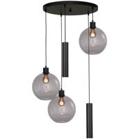 Masterlight Vide hanglampLazise 3x Ø 25cm en 2x GU10 zwart - 2642-05-05-50-525RB2