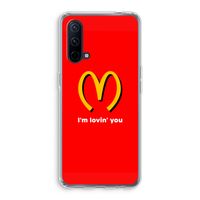 I'm lovin' you: OnePlus Nord CE 5G Transparant Hoesje