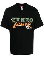 Kenzo t-shirt à logo brodé - Noir