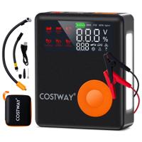12V 2000A Autobatterijstarter met 150 PSI Bandenopblazer met Luchtcompressor 13000 mAh voor Benzinemotoren tot 8L Dieselmotoren tot 5L