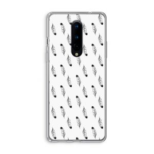 Pluimen: OnePlus 8 Transparant Hoesje