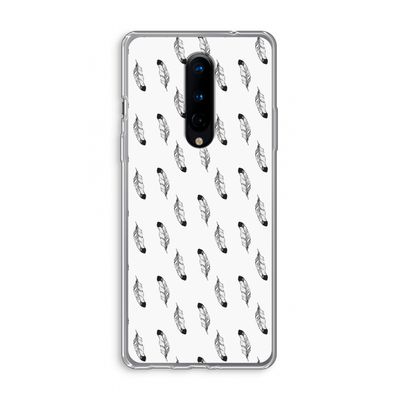 Pluimen: OnePlus 8 Transparant Hoesje