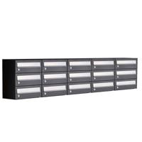 Allux Hive Set 5-Breed, 3-Hoog Zwart - 40030070_5x3