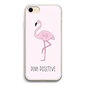 Pink positive: iPhone 7 Transparant Hoesje