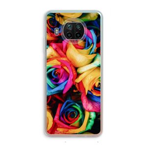 Neon bloemen: Xiaomi Mi 10T Lite 5G Transparant Hoesje